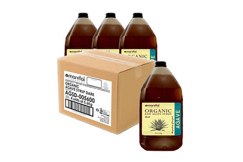 Agave Syrup / Nectar - Dark - Carton 4 x 12.3lb (5.6kg) - Organic